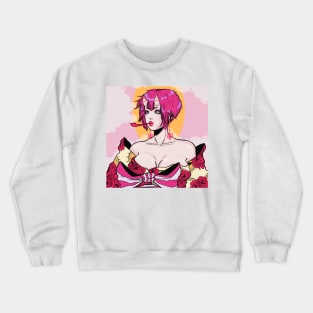 Smoke - Pink Crewneck Sweatshirt